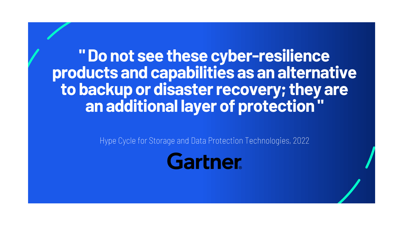 Gartner Promotes the Need for Heightened Storage & Backup Security to