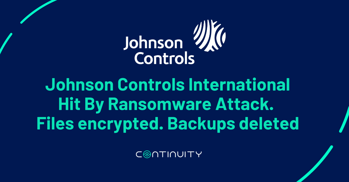 After The Johnson Controls Ransomware Attack, Here’s An 8Point Security Checklist For Your
