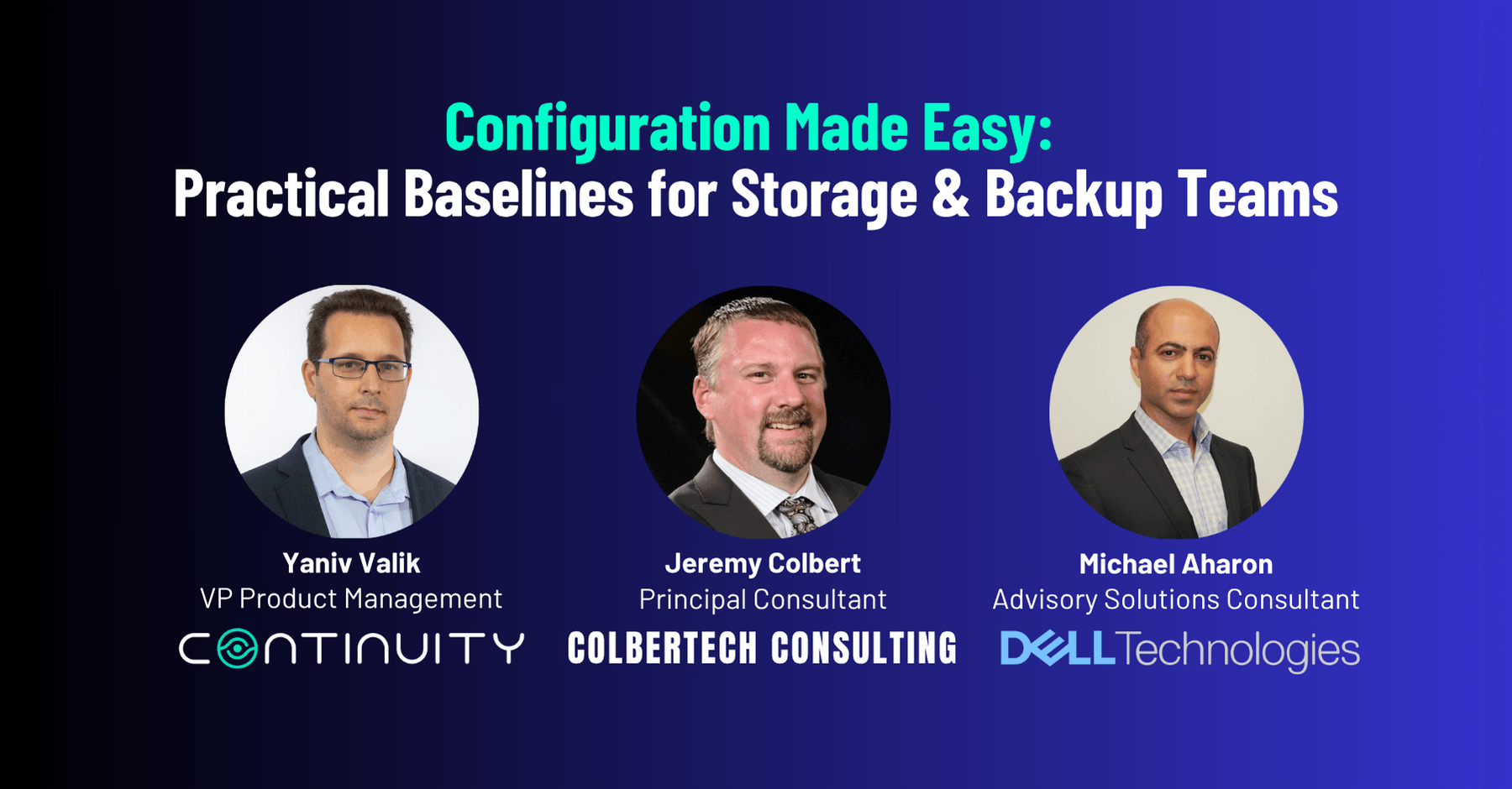 Webinar: Configuration Made Easy - Practical Baselines for Storage ...